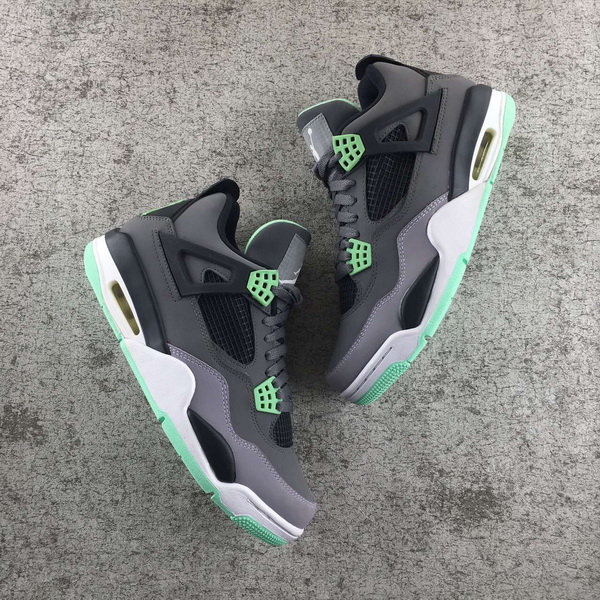 Authentic Air Jordan 4 Green Glow